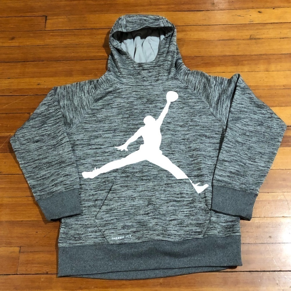 Jordan Therma Fit Hoodie Sweatshirt size 13 - 14 yrs L